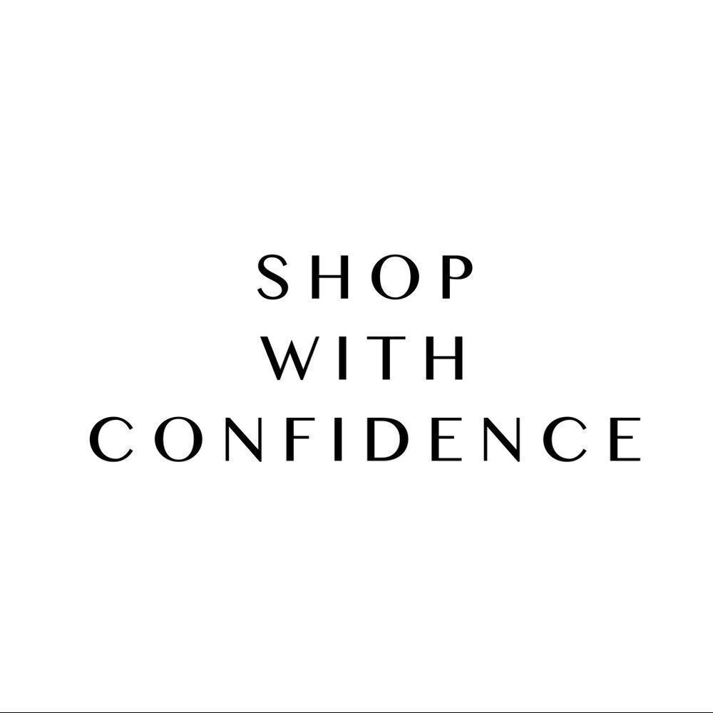SHOP WITH CONFIDENCE